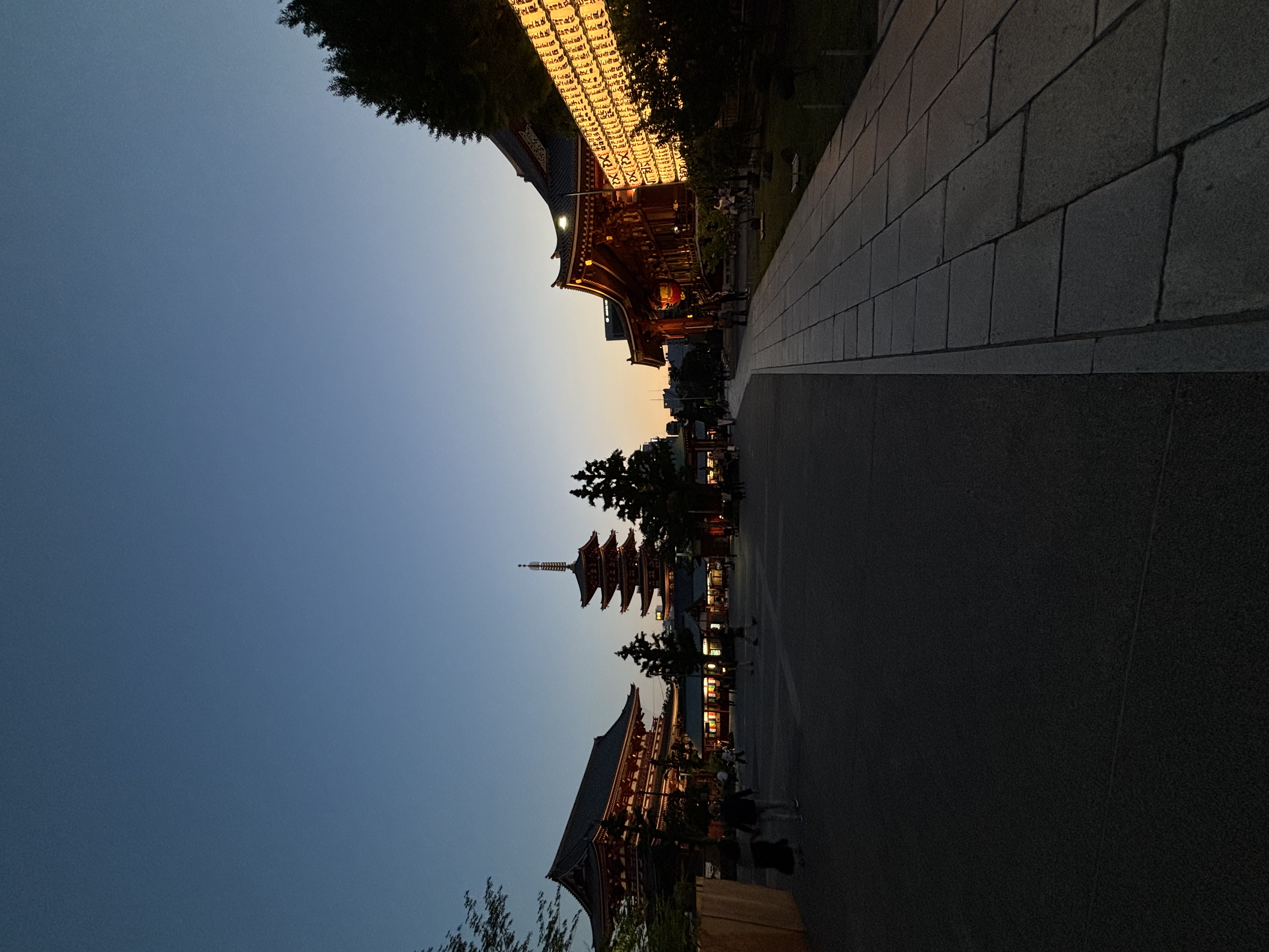 Sensoji at night